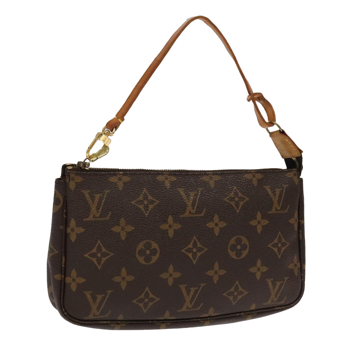 LOUIS VUITTON Monogram Pochette Accessoires Pouch M51980 LV Auth 89992