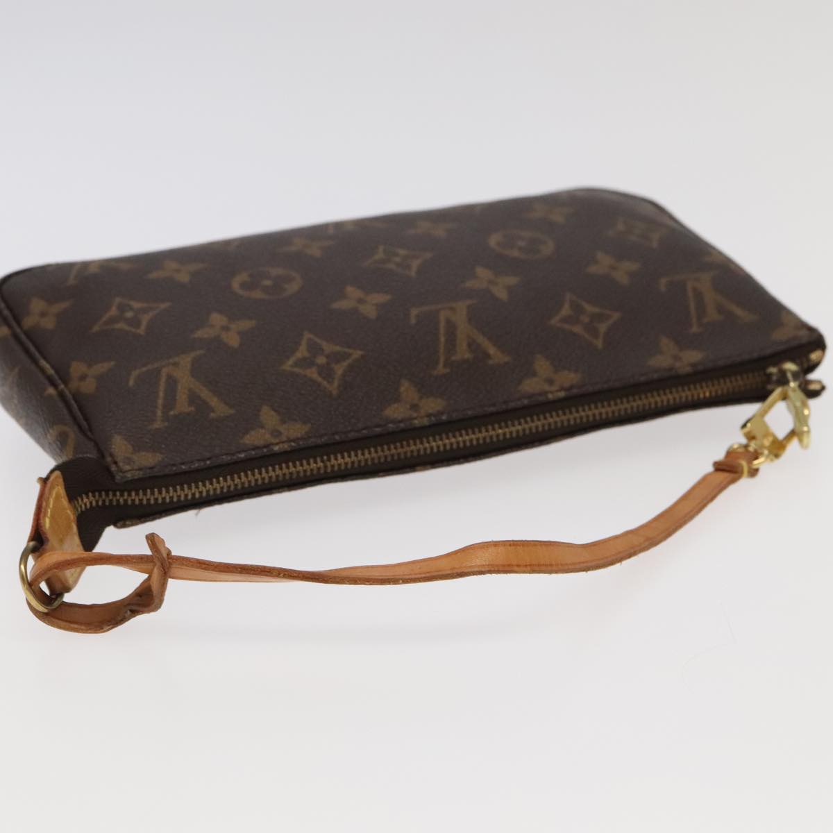 LOUIS VUITTON Monogram Pochette Accessoires Pouch M51980 LV Auth 89992