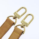LOUIS VUITTON Adjustable Shoulder Strap Leather 36.2""-43.7"" Beige Auth 90005-7