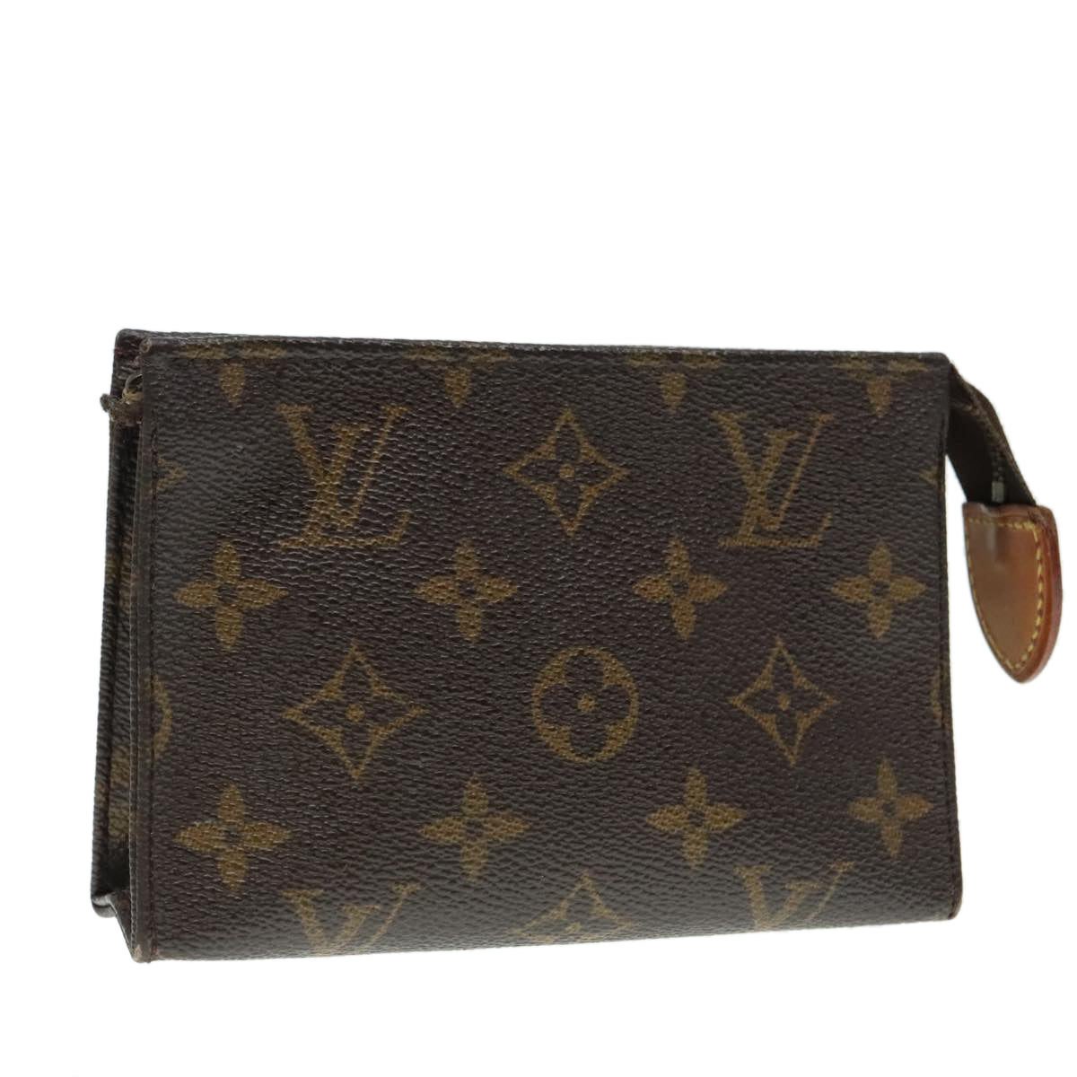 LOUIS VUITTON Monogram Poche Toilette 15 Pouch M47546 LV Auth 90016