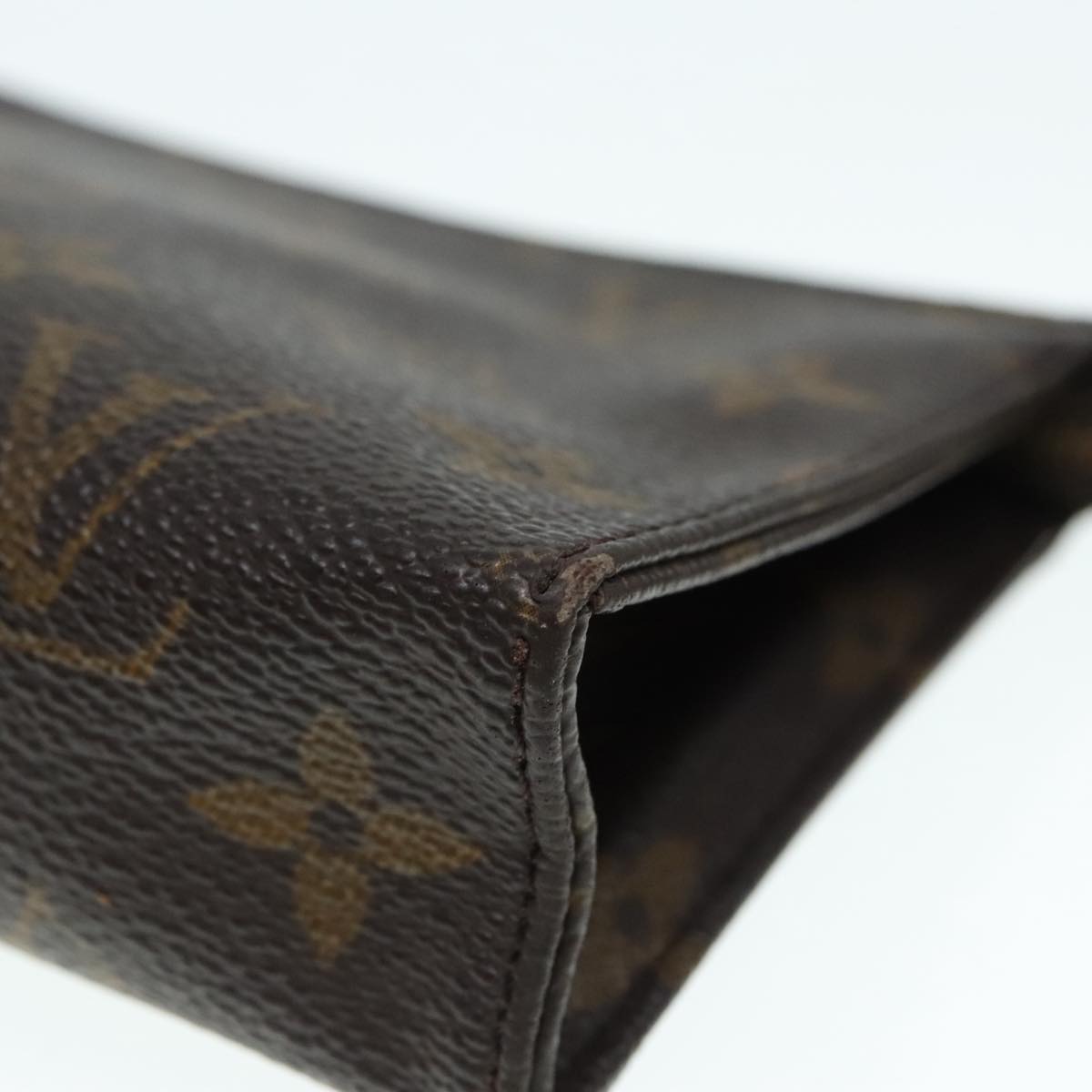 LOUIS VUITTON Monogram Poche Toilette 15 Pouch M47546 LV Auth 90016