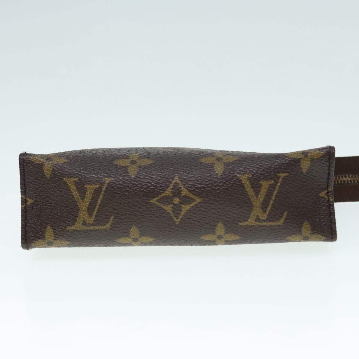 LOUIS VUITTON Monogram Poche Toilette 15 Pouch M47546 LV Auth 90021