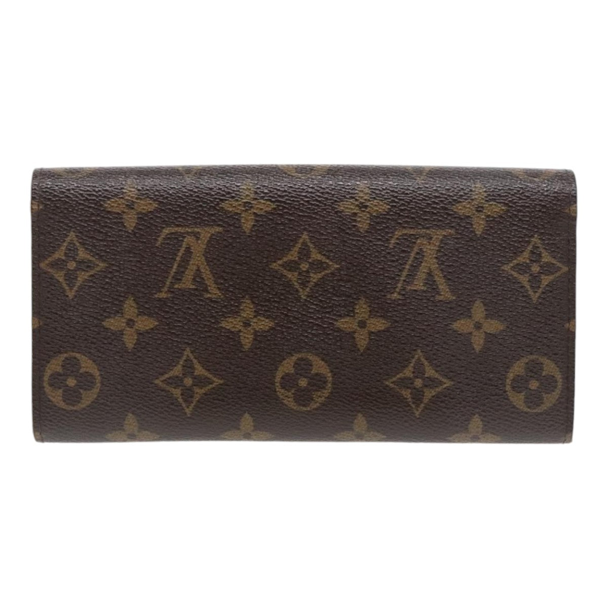 LOUIS VUITTON Monogram Portefeuille Emily Long Wallet Blue M60138 LV Auth 90035 - 0