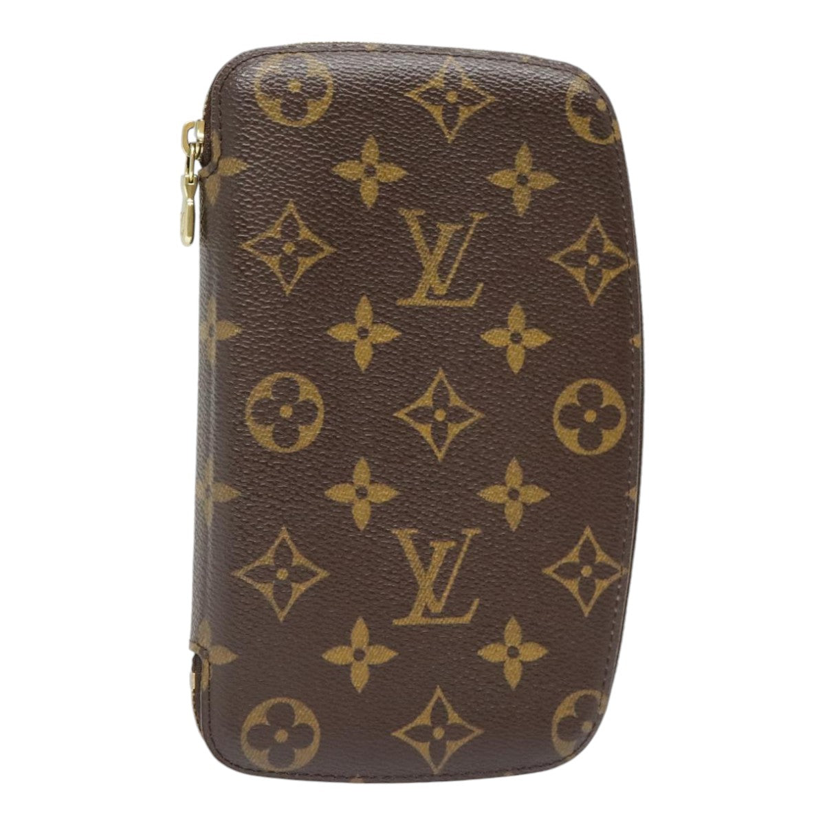 LOUIS VUITTON Monogram Agenda Geode Travel Case M62950 LV Auth 90037