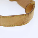 LOUIS VUITTON Adjustable Shoulder Strap Leather 31.5""-38.6"" Beige Auth 90043-4