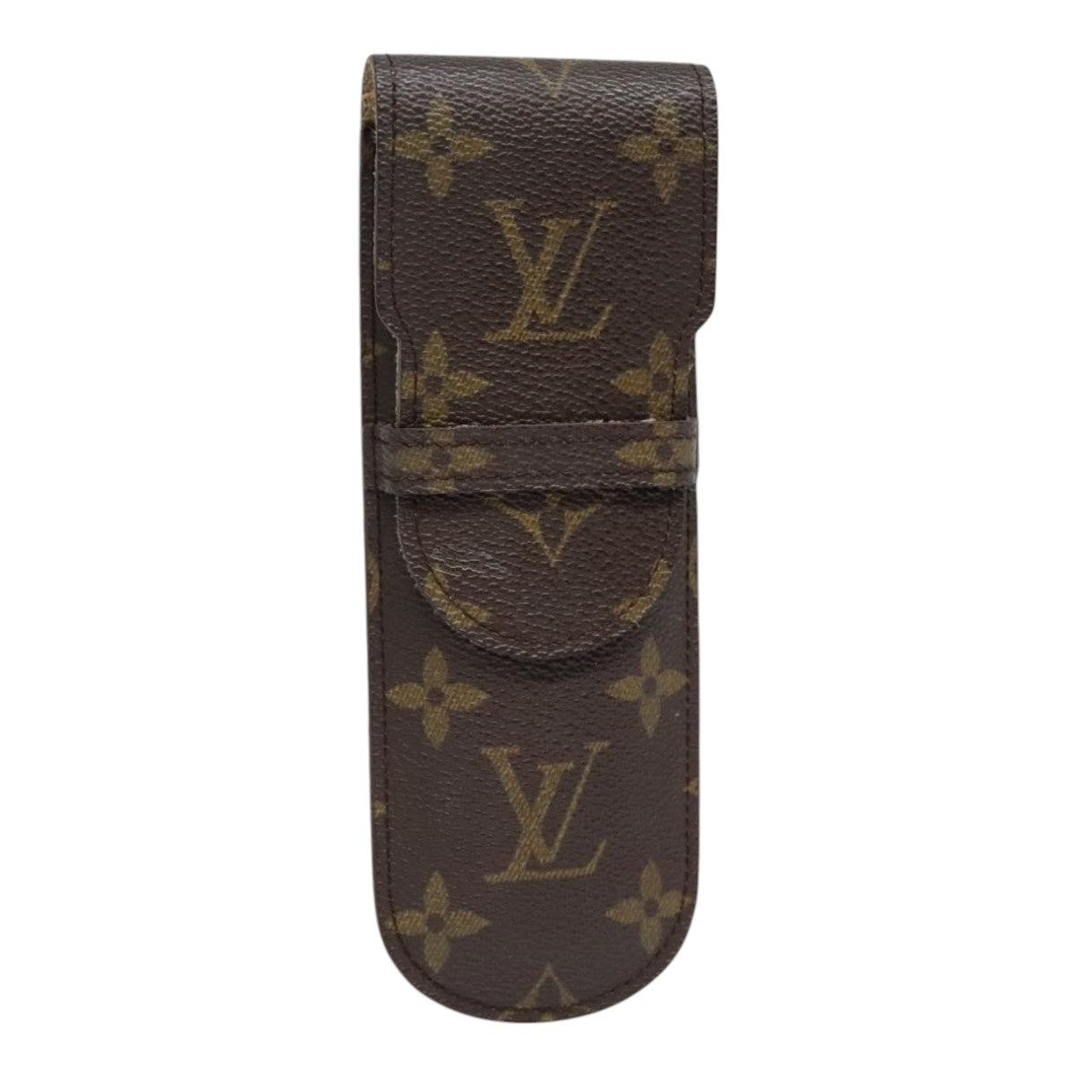 LOUIS VUITTON Monogram Etui Stilo Pen Case M62990 LV Auth 90044