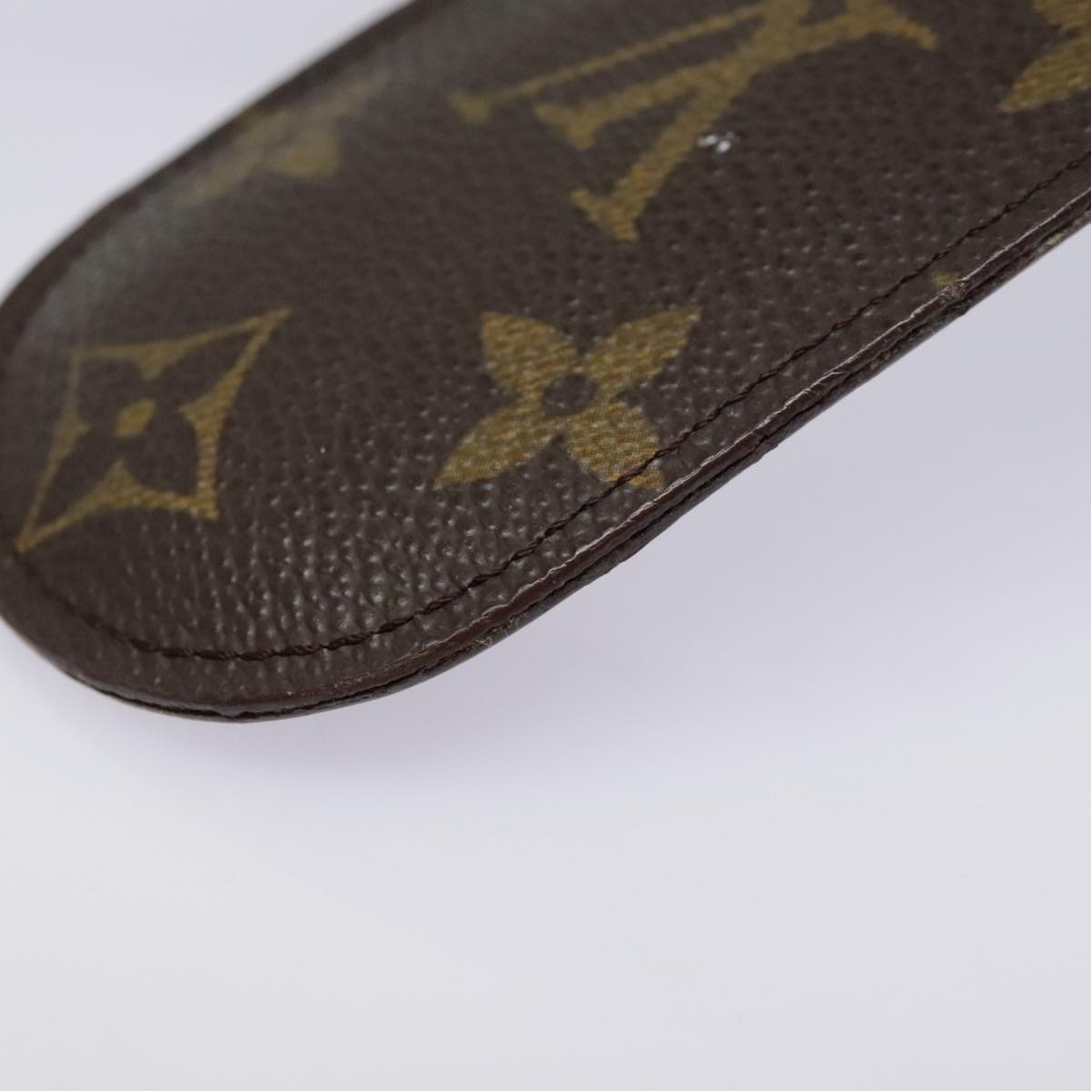 LOUIS VUITTON Monogram Etui Stilo Pen Case M62990 LV Auth 90044