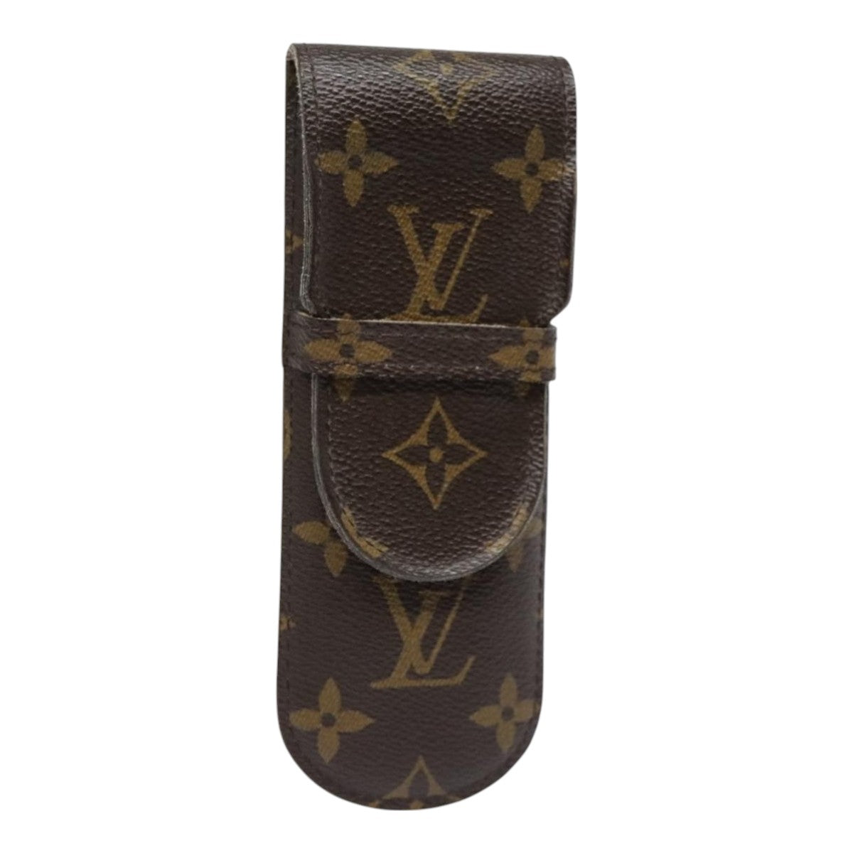 LOUIS VUITTON Monogram Etui Stilo Pen Case M62990 LV Auth 90045