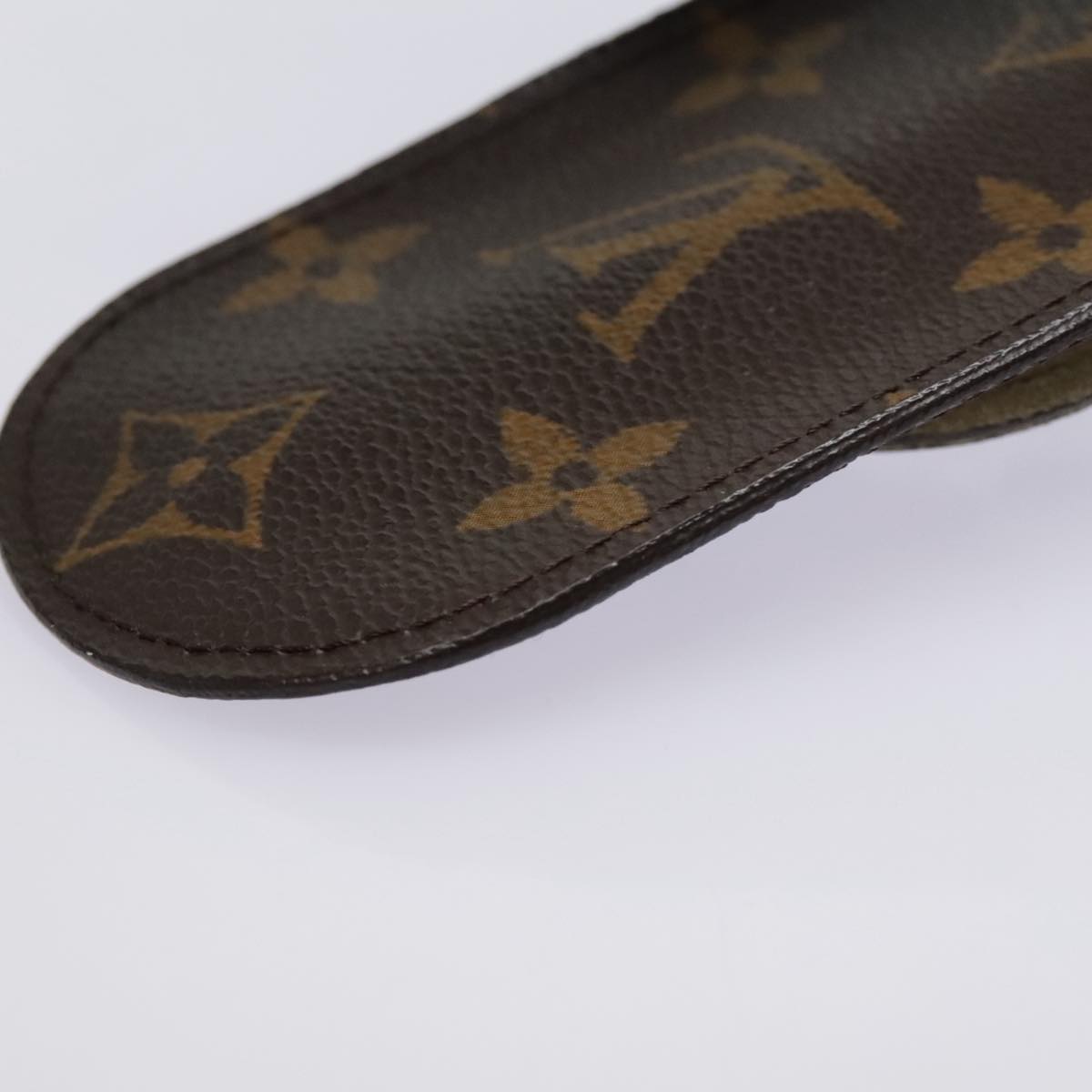 LOUIS VUITTON Monogram Etui Stilo Pen Case M62990 LV Auth 90046