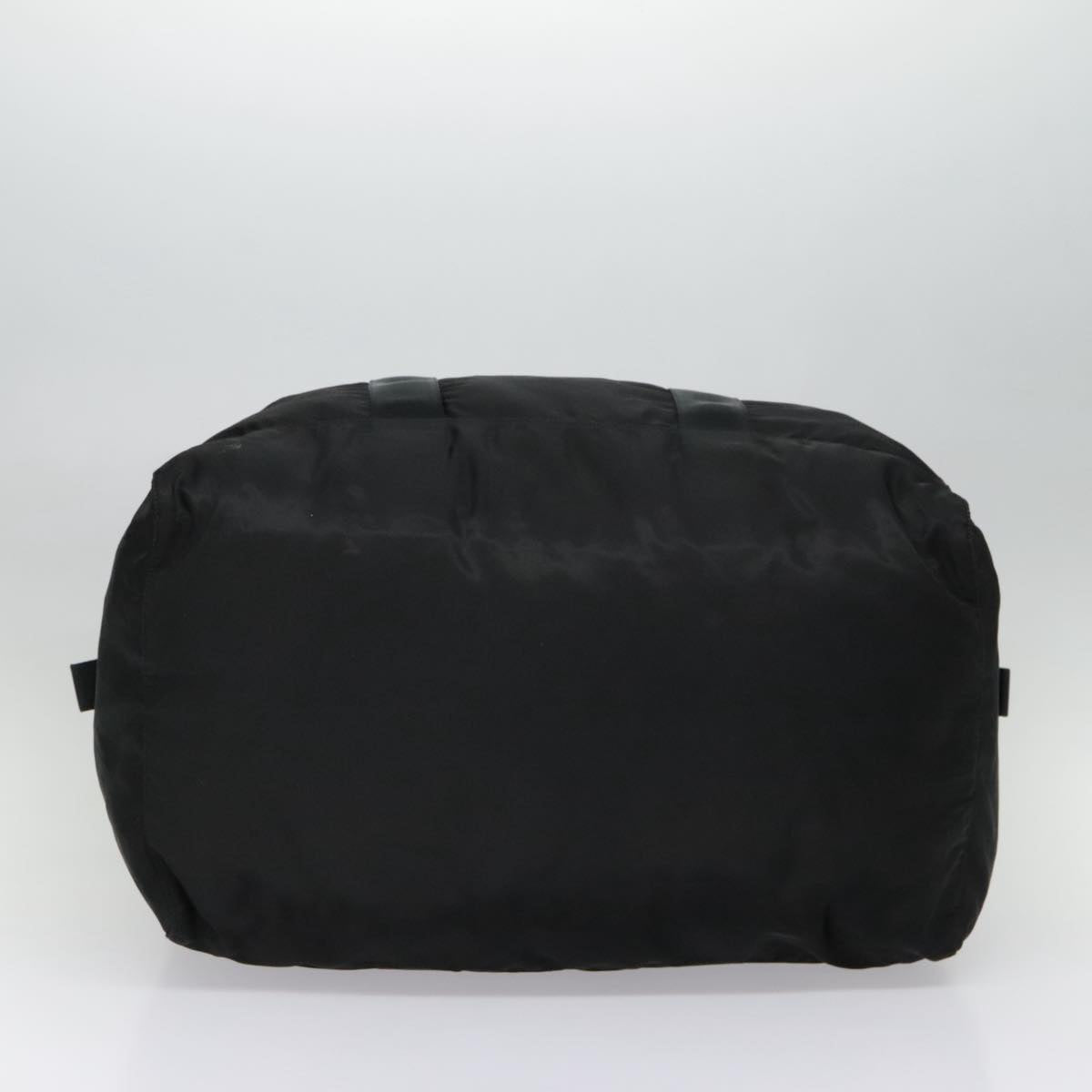 PRADA Boston Bag Nylon Black Auth 90048