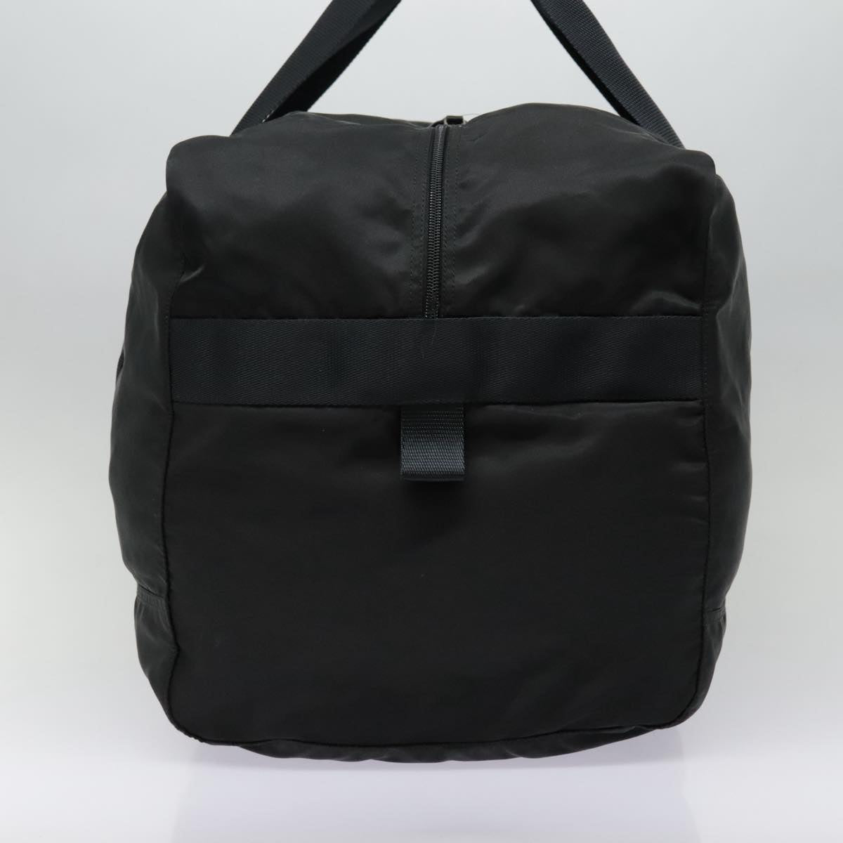 PRADA Boston Bag Nylon Black Auth 90048