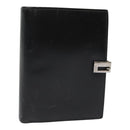 GUCCI Day Planner Cover Leather Black Auth 90051-1