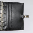 GUCCI Day Planner Cover Leather Black Auth 90051-16