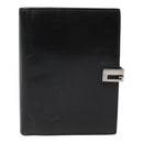 GUCCI Day Planner Cover Leather Black Auth 90051-2