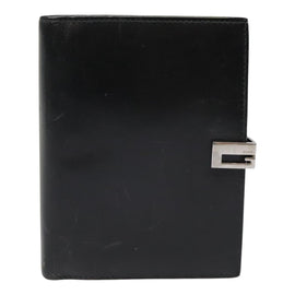GUCCI Day Planner Cover Leather Black Auth 90051 - 0