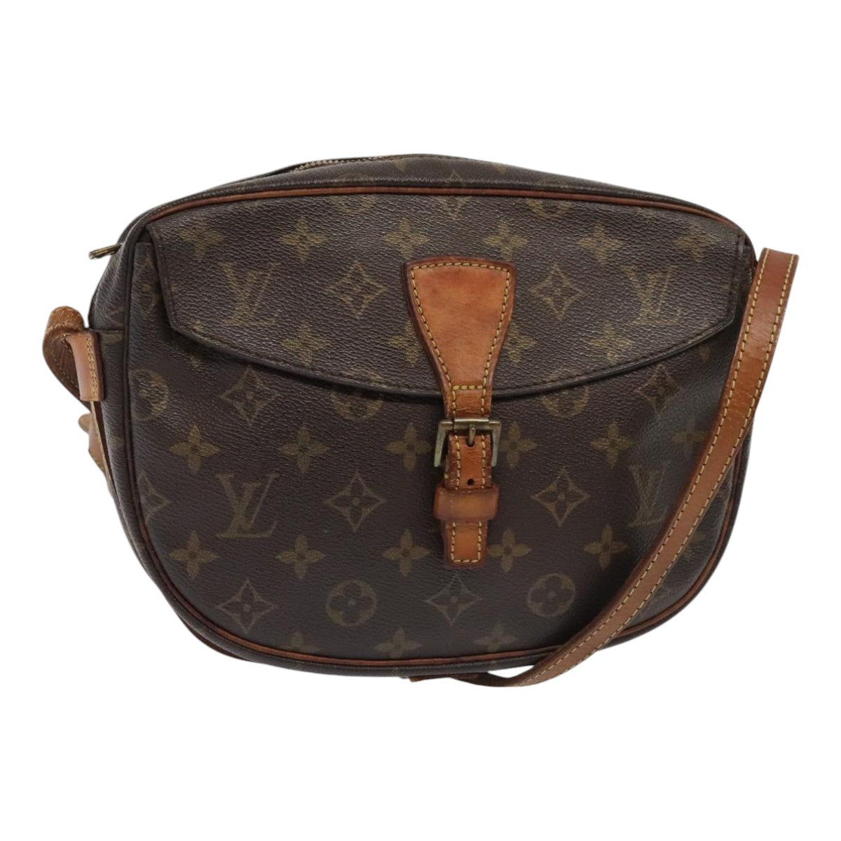 LOUIS VUITTON Monogram Jeune Fille MM Shoulder Bag M51226 LV Auth 90054