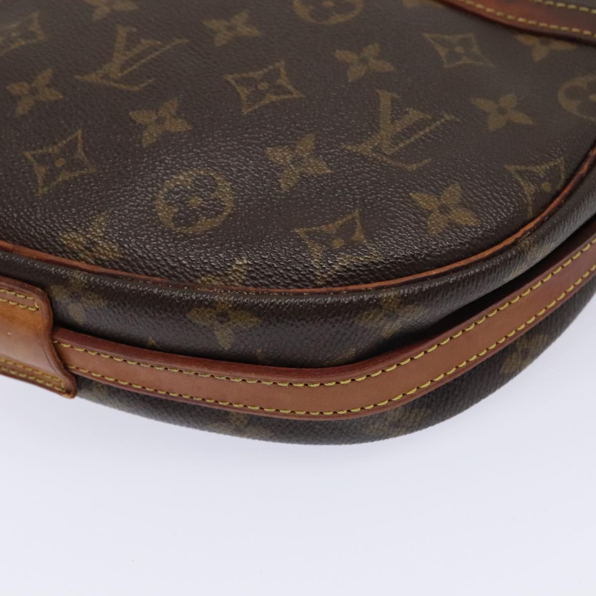 LOUIS VUITTON Monogram Jeune Fille MM Shoulder Bag M51226 LV Auth 90054