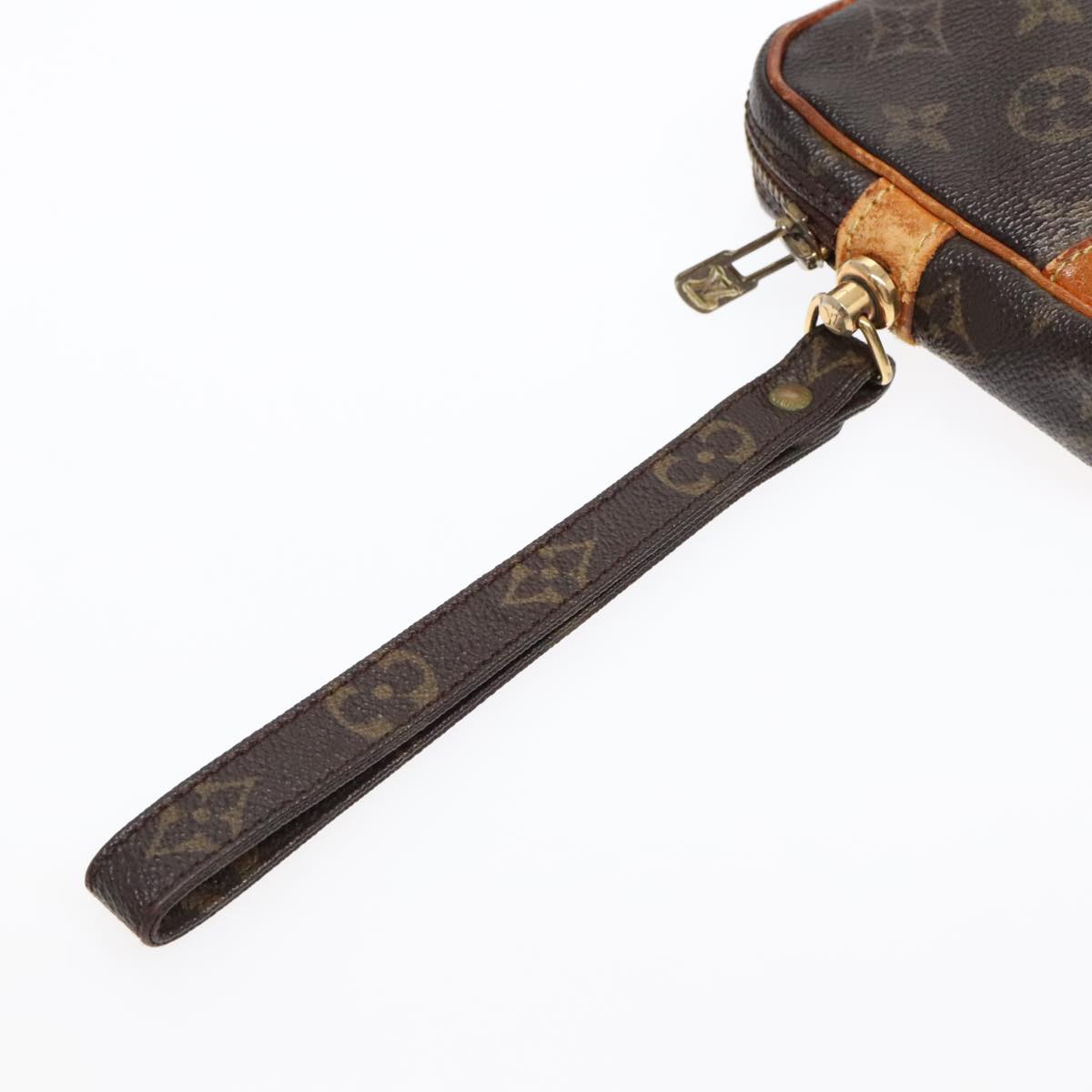 LOUIS VUITTON Monogram Marly Dragonne PM Clutch Bag M51827 LV Auth 90057