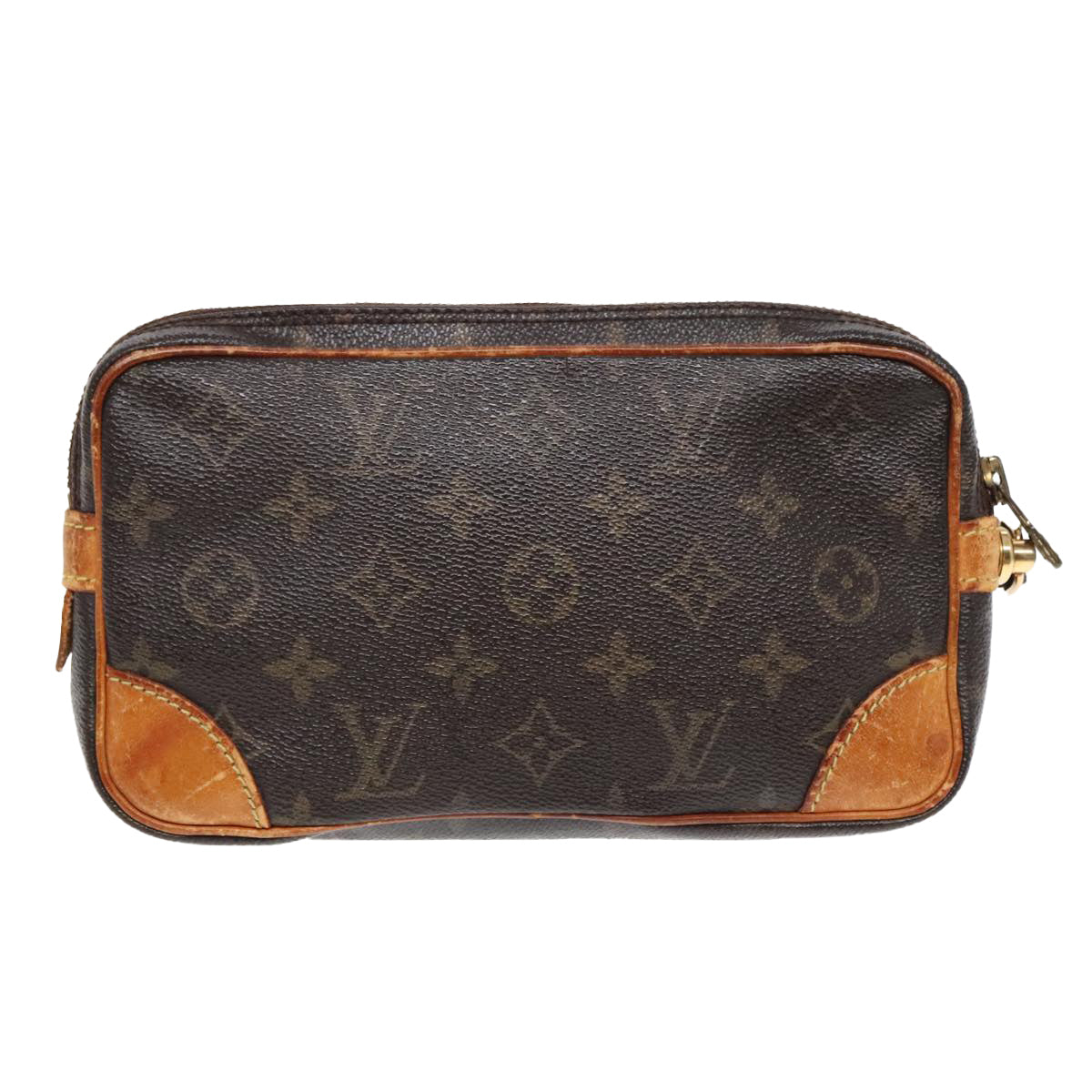 LOUIS VUITTON Monogram Marly Dragonne PM Clutch Bag M51827 LV Auth 90057 - 0