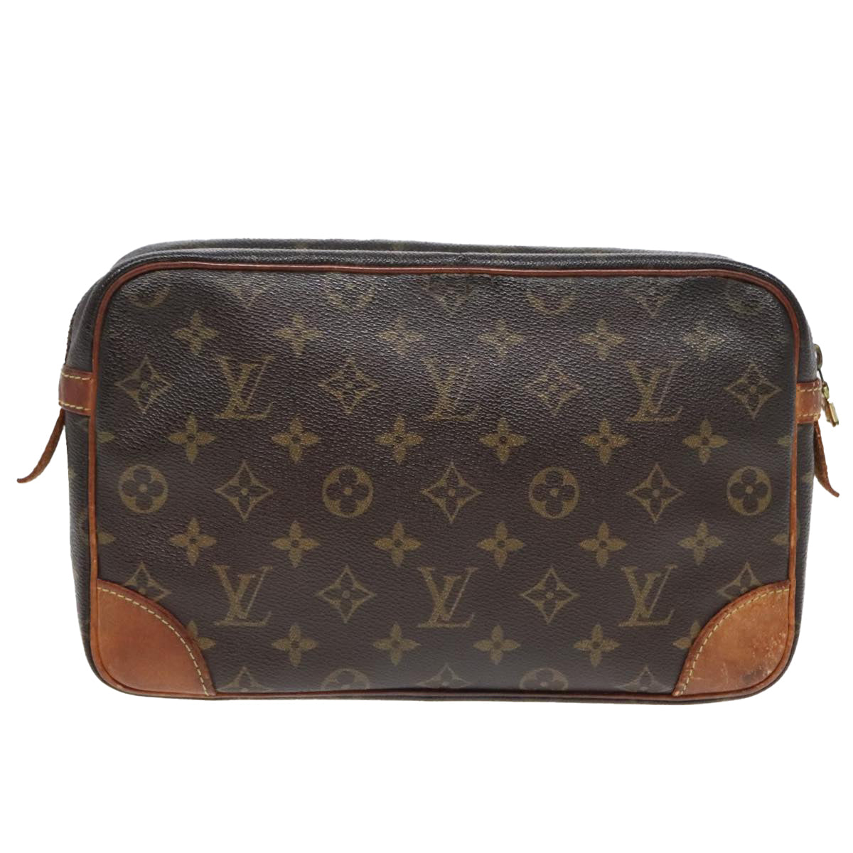 LOUIS VUITTON Monogram Compiegne 28 Clutch Bag M51845 LV Auth 90058 - 0