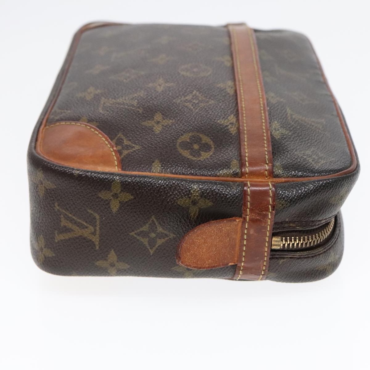 LOUIS VUITTON Monogram Compiegne 28 Clutch Bag M51845 LV Auth 90058