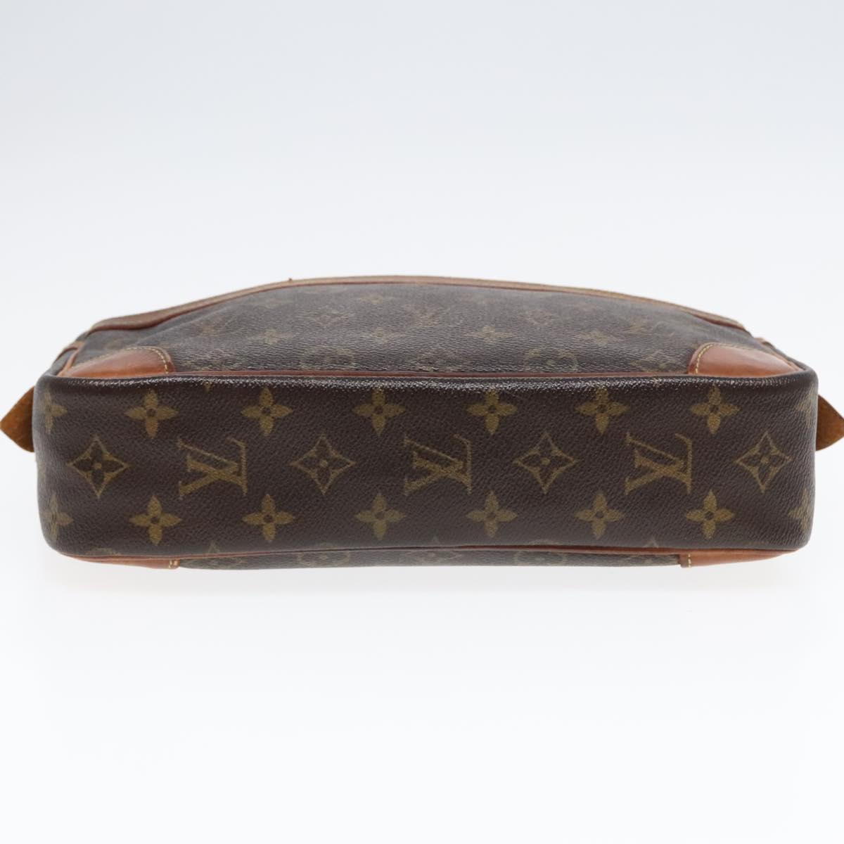 LOUIS VUITTON Monogram Compiegne 28 Clutch Bag M51845 LV Auth 90058