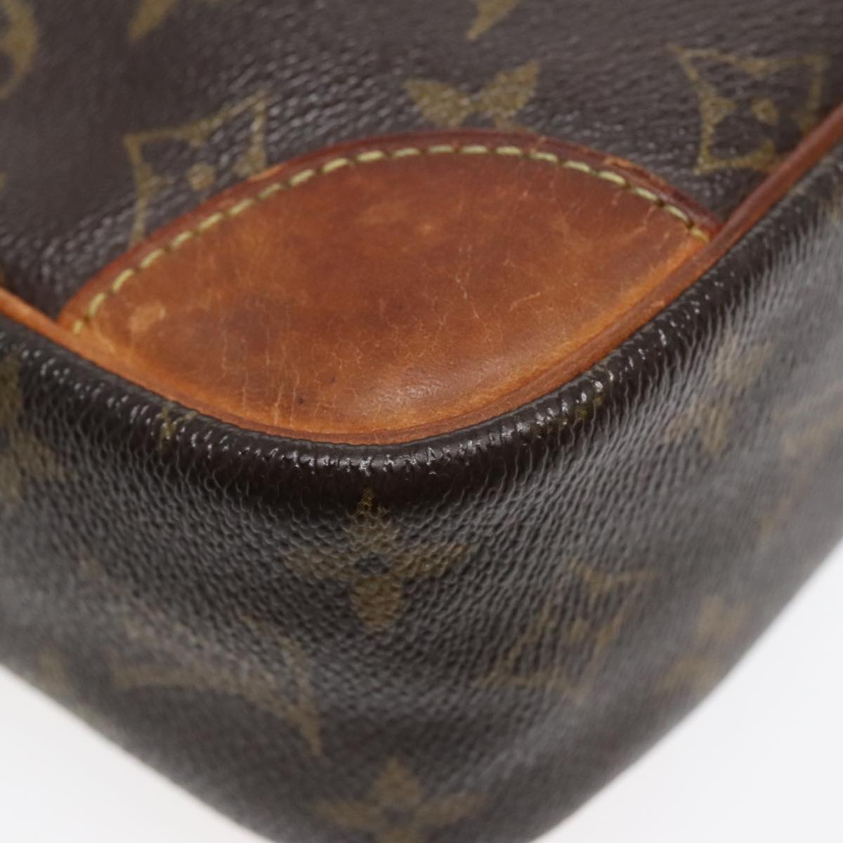 LOUIS VUITTON Monogram Compiegne 28 Clutch Bag M51845 LV Auth 90058