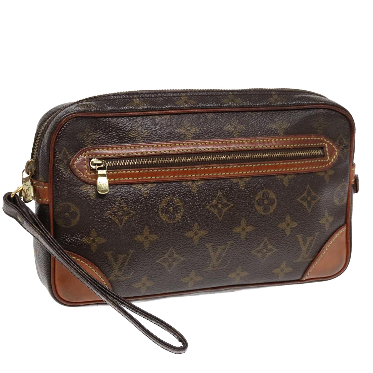 LOUIS VUITTON Monogram Marly Dragonne GM Clutch Bag M51825 LV Auth 90059