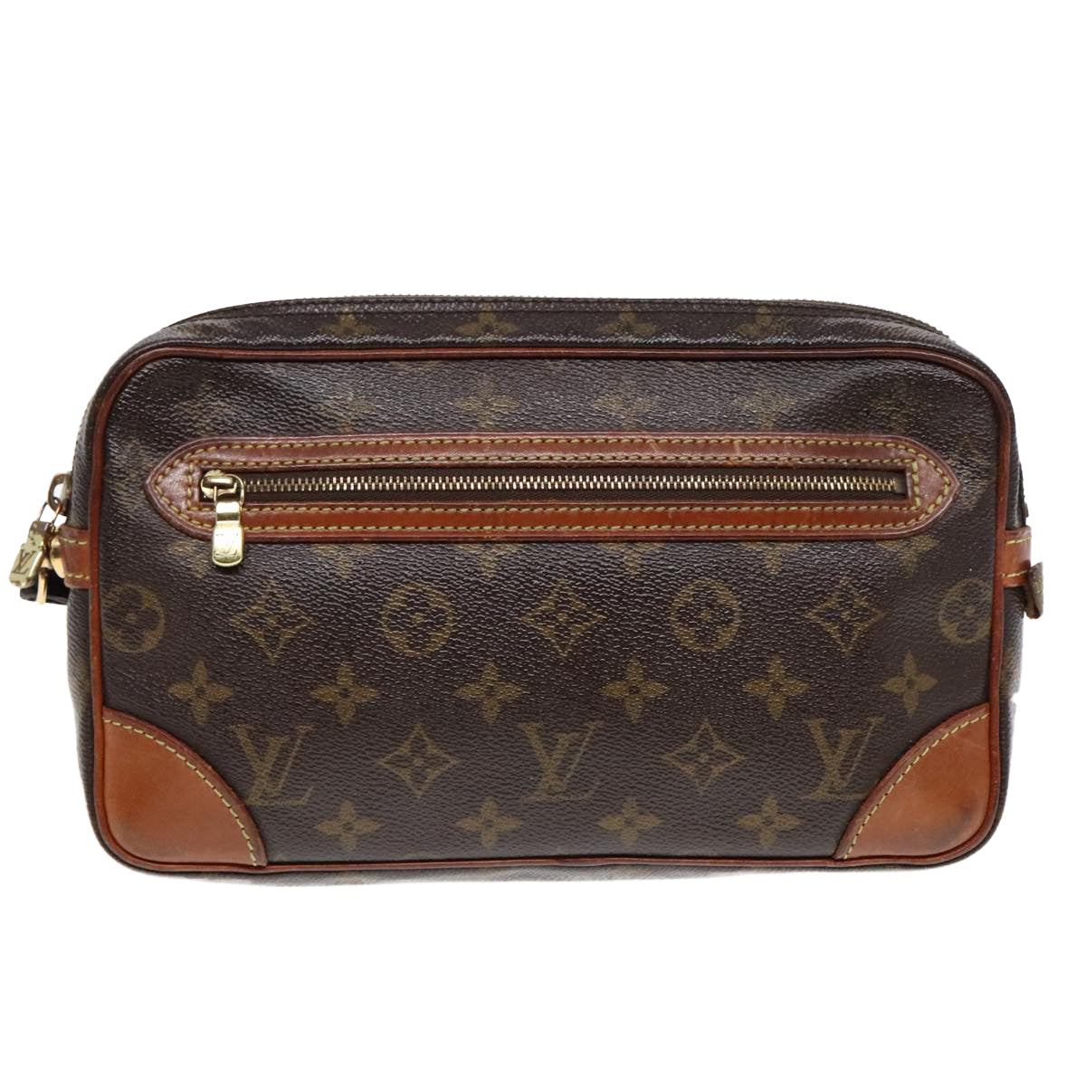 LOUIS VUITTON Monogram Marly Dragonne GM Clutch Bag M51825 LV Auth 90059