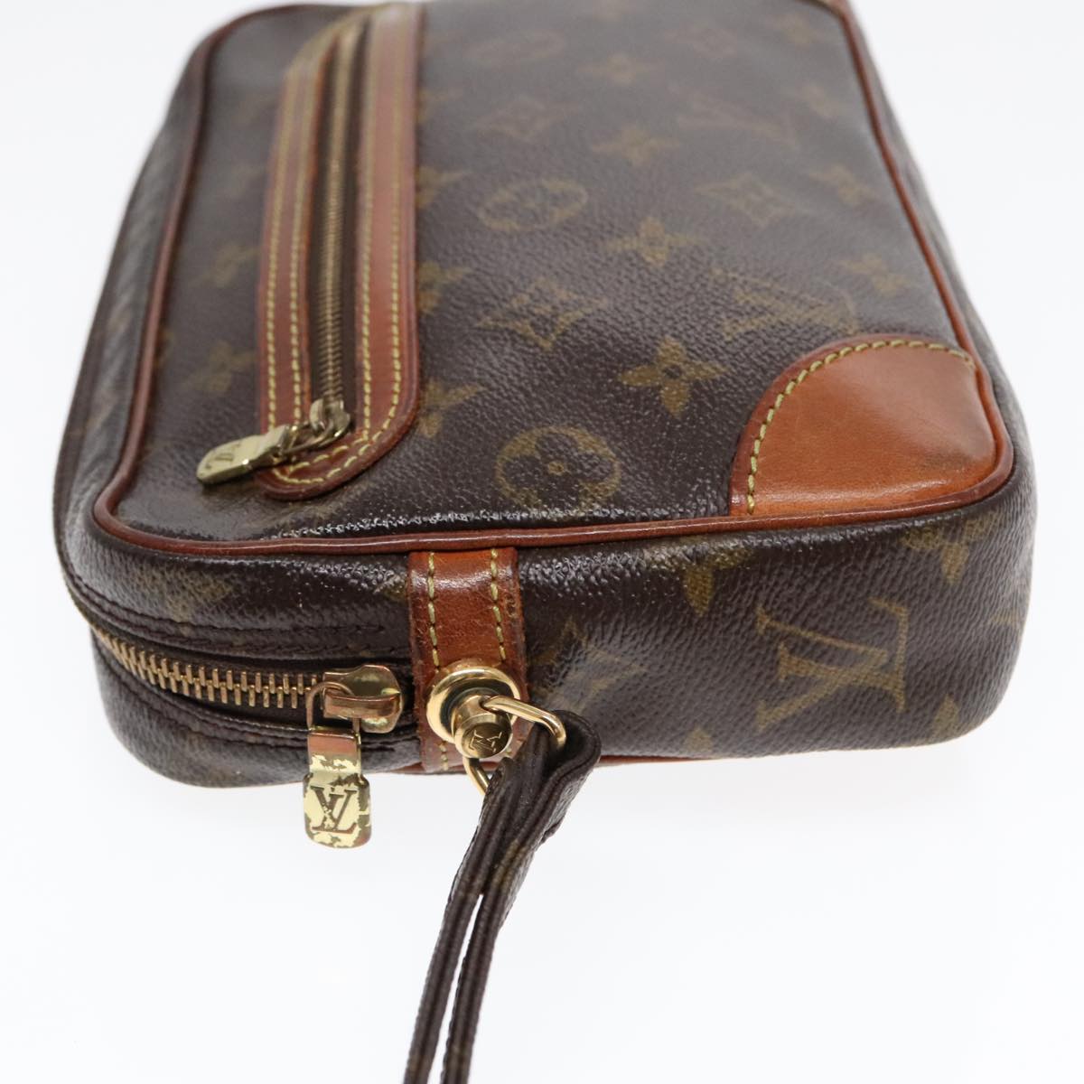 LOUIS VUITTON Monogram Marly Dragonne GM Clutch Bag M51825 LV Auth 90059