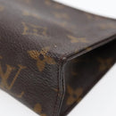 LOUIS VUITTON Monogram Poche Toilette 15 Pouch M47546 LV Auth 90071-14
