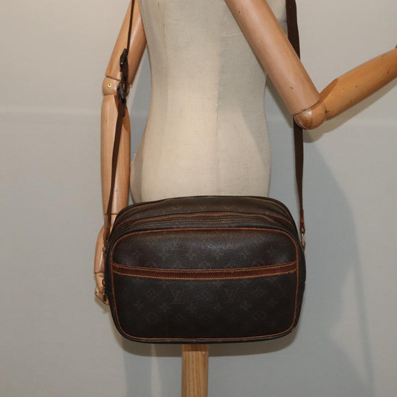 LOUIS VUITTON Monogram Reporter PM Shoulder Bag M45254 LV Auth 90131