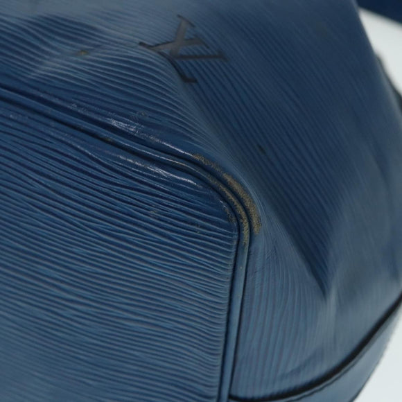 LOUIS VUITTON Epi Petit Noe Shoulder Bag Blue M44105 LV Auth 90140