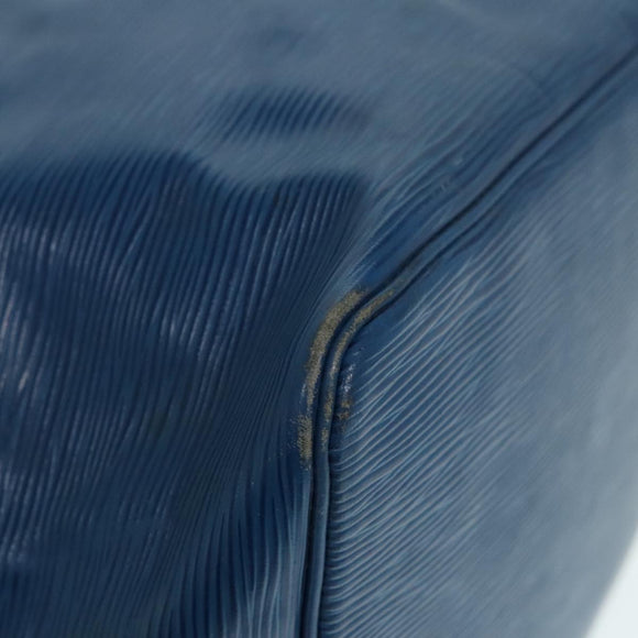 LOUIS VUITTON Epi Petit Noe Shoulder Bag Blue M44105 LV Auth 90140