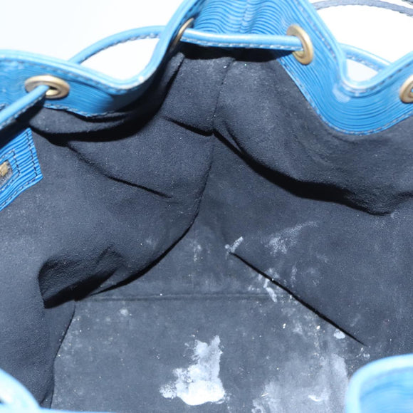 LOUIS VUITTON Epi Petit Noe Shoulder Bag Blue M44105 LV Auth 90140