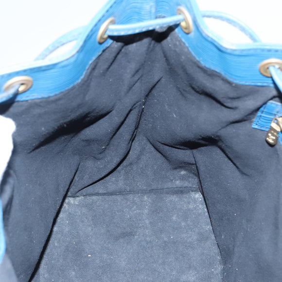 LOUIS VUITTON Epi Petit Noe Shoulder Bag Blue M44105 LV Auth 90140
