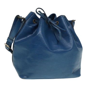 LOUIS VUITTON Epi Petit Noe Shoulder Bag Blue M44105 LV Auth 90140