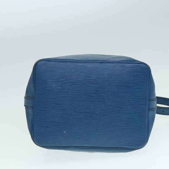 LOUIS VUITTON Epi Petit Noe Shoulder Bag Blue M44105 LV Auth 90140
