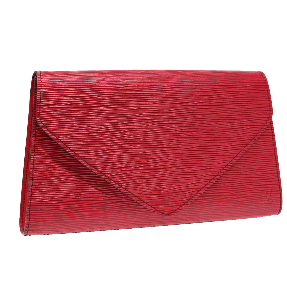 LOUIS VUITTON Epi Art Deco Clutch Bag Red M52637 LV Auth 90142