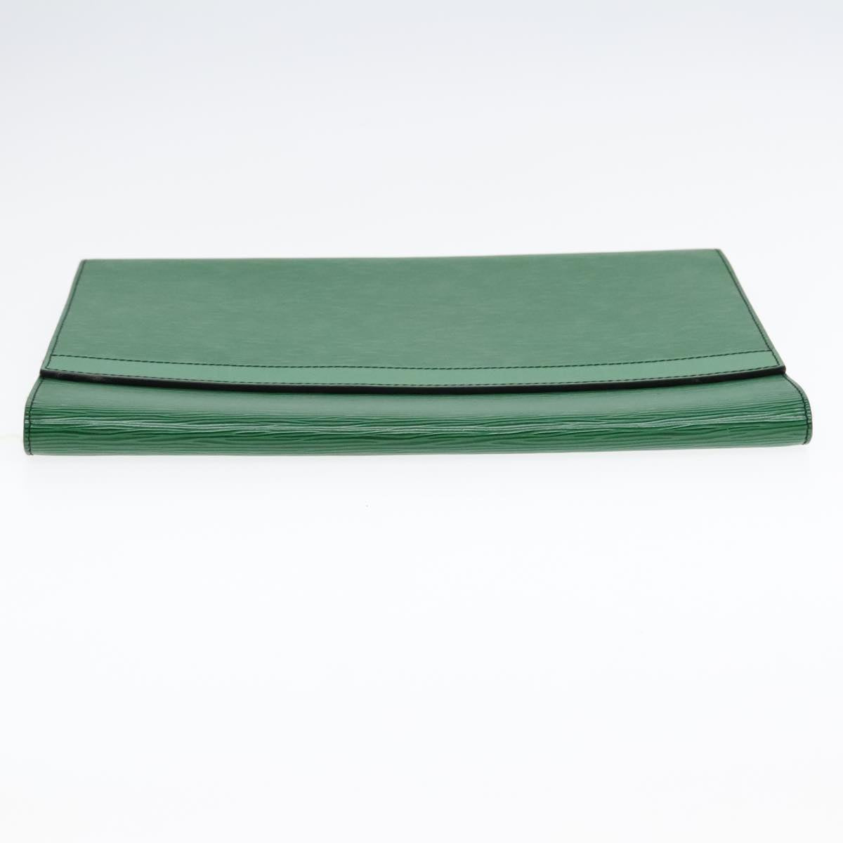 LOUIS VUITTON Epi Document Case Clutch Bag Green LV Auth 90149