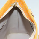 LOUIS VUITTON Monogram Vernis Houston Hand Bag Beige M91004 LV Auth 90153-21