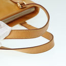 LOUIS VUITTON Monogram Vernis Houston Hand Bag Beige M91004 LV Auth 90153-7