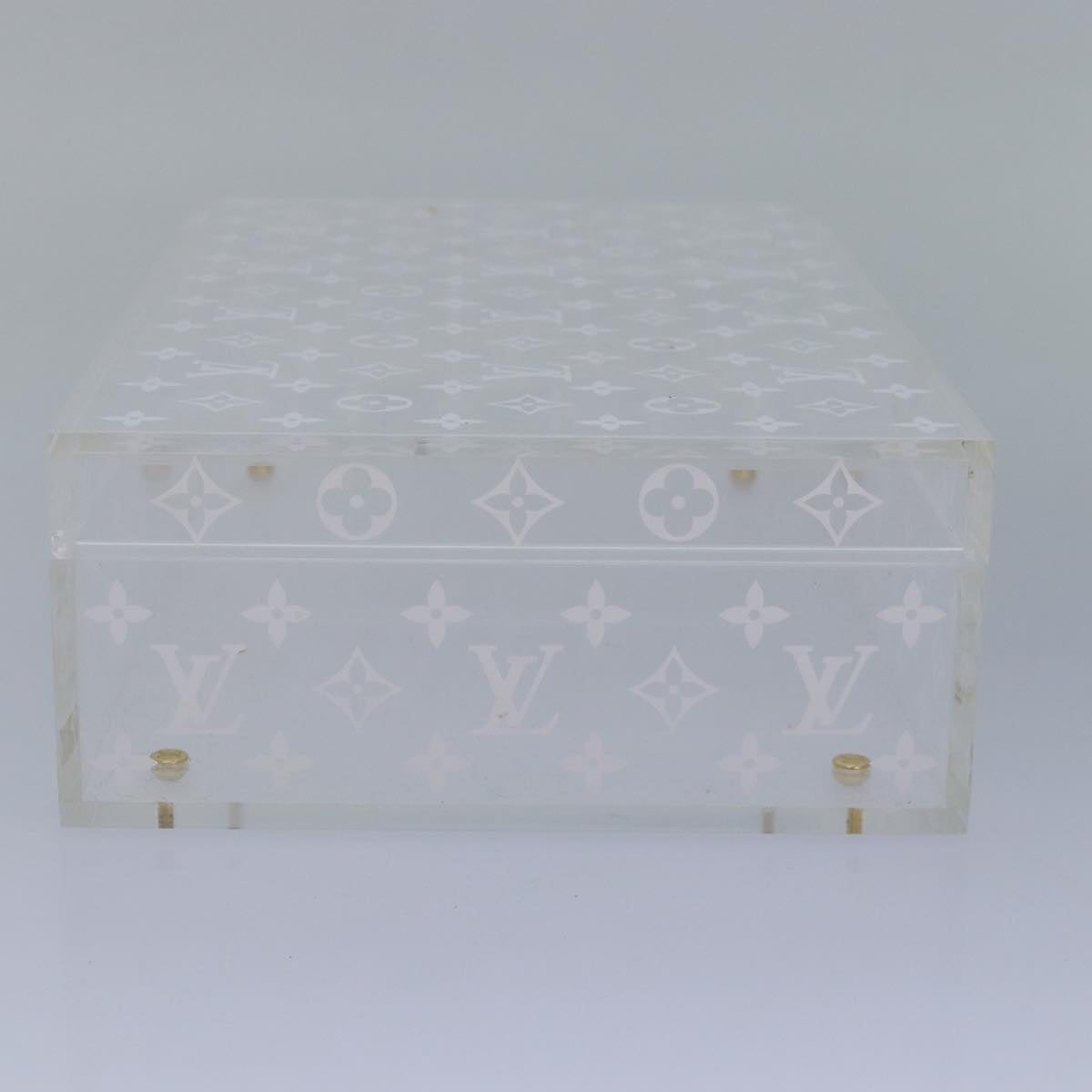 LOUIS VUITTON Monogram Shows Set Archives M Box Clear MP3137 LV Auth 90163