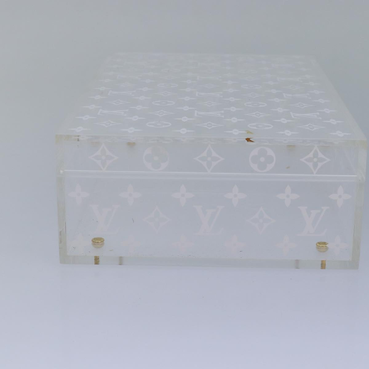 LOUIS VUITTON Monogram Shows Set Archives M Box Clear MP3137 LV Auth 90163