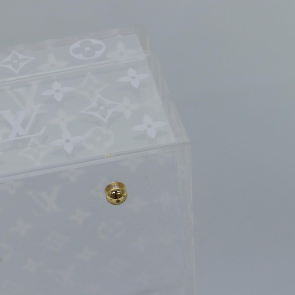 LOUIS VUITTON Monogram Shows Set Archives M Box Clear MP3137 LV Auth 90163