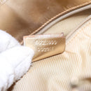 GUCCI GG Canvas Tote Bag Light Blue Gold 002 1099 Auth 90172-12