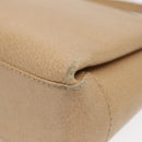 GUCCI Bamboo Hand Bag Leather 2way Beige Gold 000 33 0240 Auth 90195-8