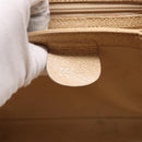 GUCCI Bamboo Hand Bag Leather 2way Beige Gold 000 33 0240 Auth 90195-20