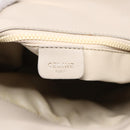CELINE Horse Carriage Shoulder Bag Leather Beige Gold Auth 90216-16