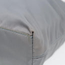 PRADA Tote Bag Nylon Light Blue Silver Auth 90235-9